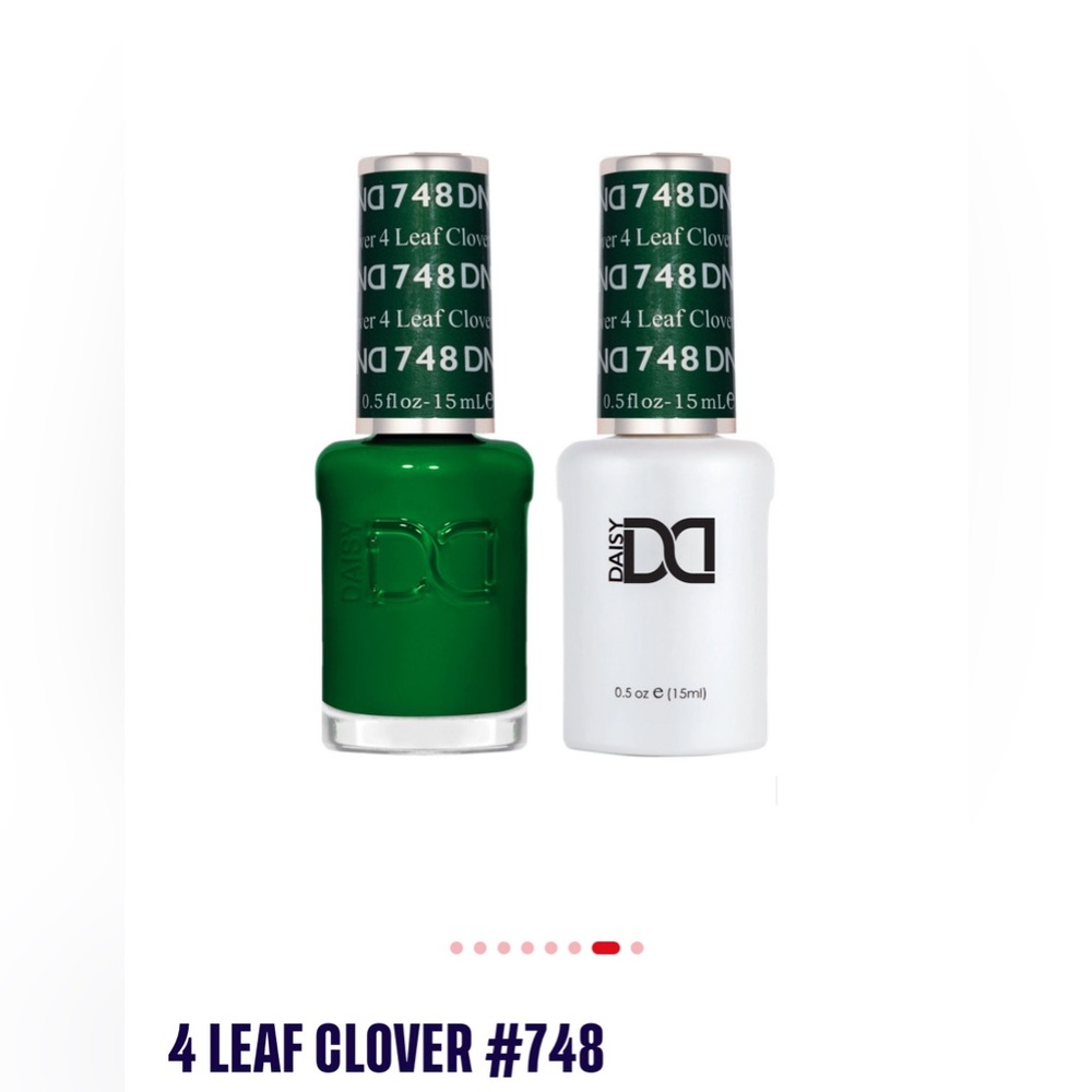 DND Gel & Nail Polish Duo. Color 4 Leaf Clover #748